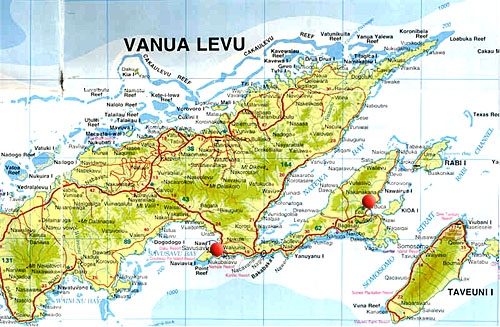 Vanua Levu Map